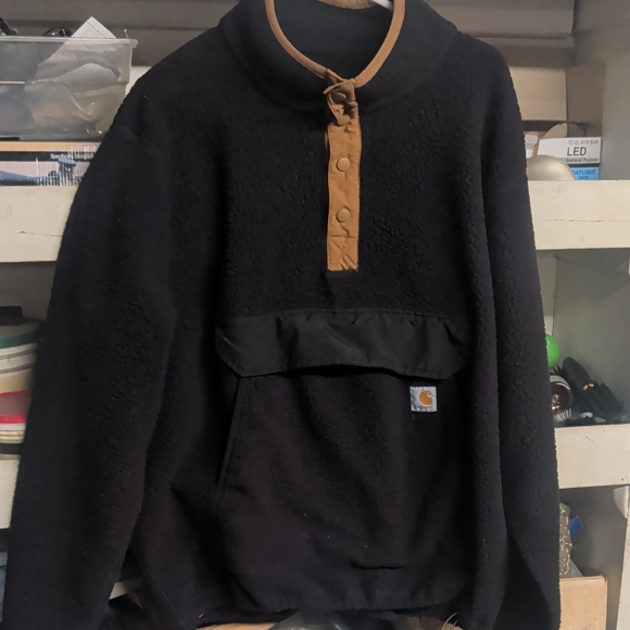 Carhartt Other - Carhartt Black Fleece with Tan Accents